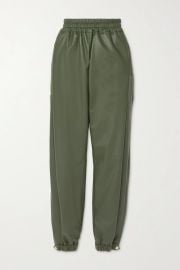 Leather track pants at Net a Porter