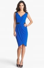 Leather trim dress by Ivy and Blue at Nordstrom