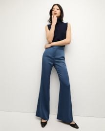 Lebone Pant in Blue Stone at Veronica Beard