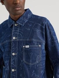 Lee X Basquiat Printed Denim Jacket at Lee