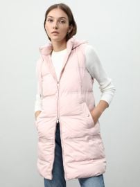 Lefties Long Puffer Gilet at Lefties