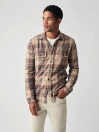 Legend Sweater Shirt in Bozeman Plaid at Faherty