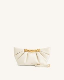Leia Pleated Clutch - White JW PEI at JW Pei