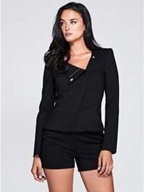 Leigh Zip Front Blazer at Guess