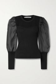 Leila Merino Wool Blend Top by Veronica Beard at Net A Porter