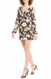 Leith Floral Print Romper at Nordstrom