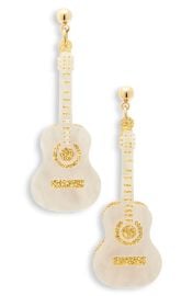 Leith Glitter Guitar Drop Earrings at Nordstrom Rack