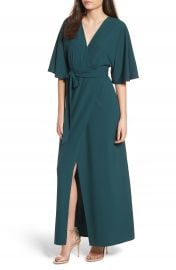 Leith Kimono Maxi Dress at Nordstrom