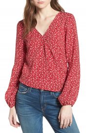 Leith Surplice Blouse at Nordstrom