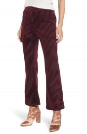 Leith Velour Ankle Trousers at Nordstrom