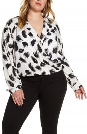 Leith Wrap Front Top  Regular  amp  Plus Size    Nordstrom at Nordstrom