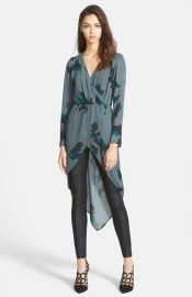 Leith Wrap Pullover Blouse at Nordstrom