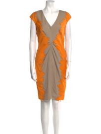 Lela Rose Printed Knee Length Dress at The Real Real