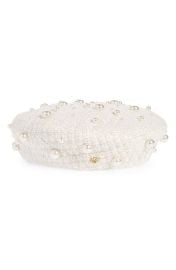 Lele Sadoughi Bridget Imitation Pearl Pillbox Beret at Nordstrom