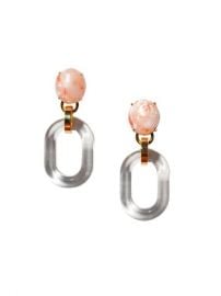 Lele Sadoughi Club Link Acetate amp Stone Drop Earrings  SaksFifthAvenue at Saks Fifth Avenue