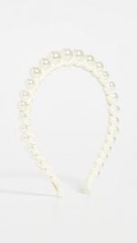 Lele Sadoughi Graduated Imitation Pearl Strand Headband at Shopbop