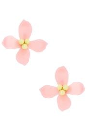 Lele Sadoughi Oleander Stud Earrings In Blush at Revolve
