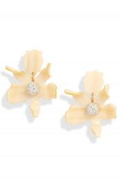 Lele Sadoughi Small Crystal Lily Earrings   Nordstrom at Nordstrom