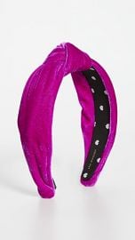 Lele Sadoughi Velvet Knotted Headband at Shopbop