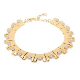 Lele sadoughi Multicolor Beaded Hinge Necklace  at Lele sadoughi