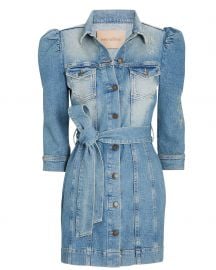 Lema Puff Sleeve Denim Dress at Intermix