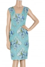 Lemon's Lela Rose dress at the Outnet at Outnet