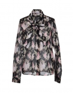 Lemon's black floral blouse by Celine at Yoox