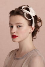 Lemon's bow headband at Bhldn