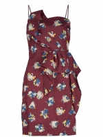 Lemon's burgundy dress at Farfetch