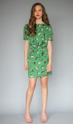 Lemon's green dress at Karenwalker