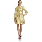 Lemons yellow gold dress at Saks at Saks Fifth Avenue