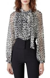 Leonard Print Georgette Blouse at Nordstrom