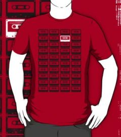 Leonards Cassette Tape Shirt at Red Bubble