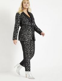 Leopard Brocade Blazer by Eloquii at Eloquii