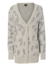 Leopard Cardigan at Intermix