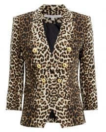 Leopard Empire Blazer at Intermix