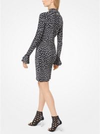 Leopard Jacquard Knit Dress by MICHAEL Michael Kors at Michael Kors