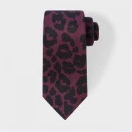 Leopard Narrow Tie at Paul Smith