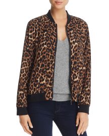 Leopard Print Bomber Jacket at Bloomingdales