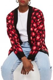 Wornontv Zoey S Black And Red Leopard Cardigan On Grown Ish Yara Shahidi Clothes And Wardrobe From Tv - https www.roblox.com catalog 8162136571 black crop jeans superstars