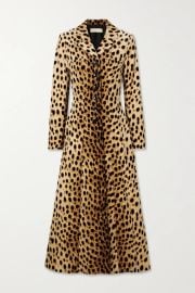 Leopard-Print Cotton-Velvet Coat by Alaia at Net A Porter