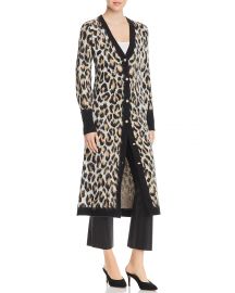 Leopard Print Duster Cardigan at Bloomingdales