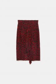 Leopard Print Skirt by Zara at Zara