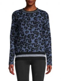 Leopard-Print Sweater at Saks Off 5th