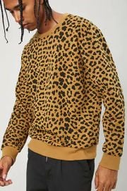 Leopard Print Sweatshirt by Forever 21 at Forever 21