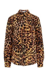 Leopard Silk Shirt By Stella Mccartney at Moda Operandi