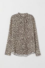 Leopard blouse at H&M