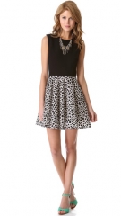 Leopard print Jeannie dress by DvF at Shopbop