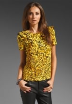 Leopard print blouse by Juicy Couture at Revolve