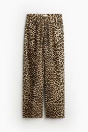 Leopard print jeans at H&M